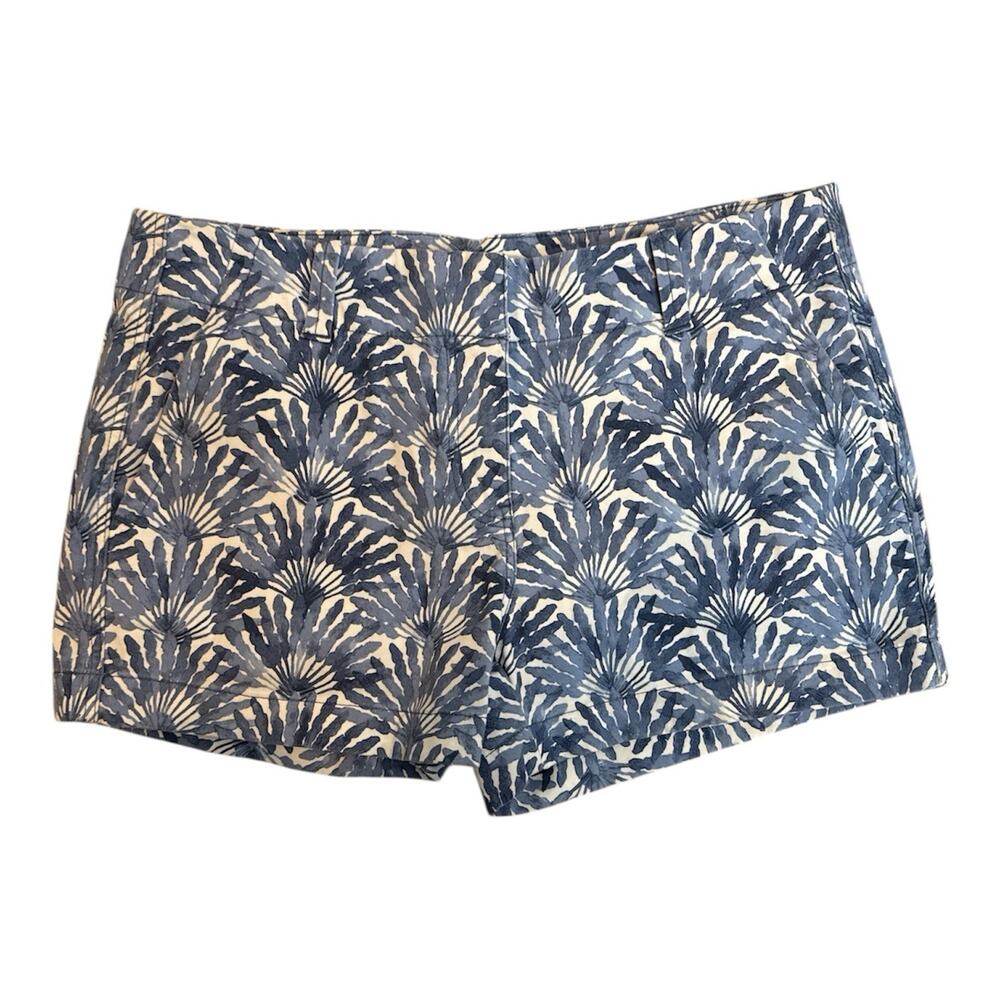 Vineyard Vines Blue Palm Print Shorts | Women’s Size 6